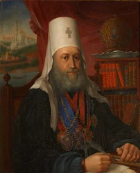 Retrato de Yevgeny Bolkhovitinov 1767-1837, Metropolitano de Kiev y Galicia, 1837