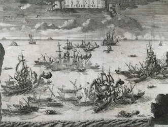 La batalla de Grengam el 27 de julio de 1720, 1721