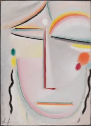 Cabeza abstracta: Iluminación II, 1919