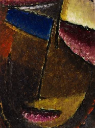 Pequeña cabeza abstracta