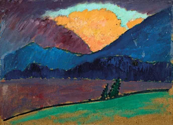 Tarde de verano en Murnau, 1908-1909