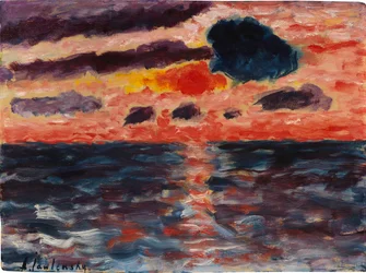 Atardecer, Borkum, 1928