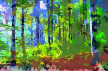 Mañana,Bosque,2020,(técnica mixta)