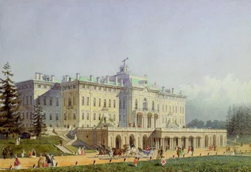 El Palacio de Constantino en Strelna, 1847