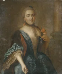 Retrato de la Condesa Elizabeth Vorontsova 1739-1792, 1762