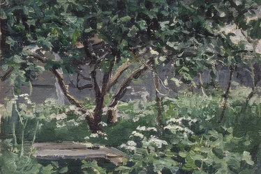 Una esquina del jardín