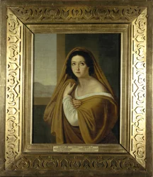 Retrato de la princesa Yevdokia Avdotya Ivanovna Golitsyna, nacida Izmaylova 1794-1890, 1810s