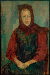 Niña campesina con cofia