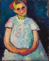 Niño con manos juntas, c. 1909