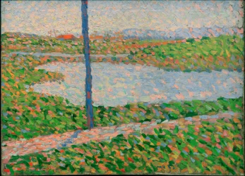 Paisaje con lago