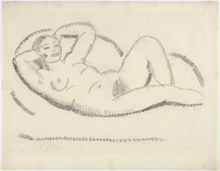 desnudo recostado