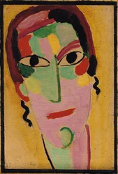 Cabeza mística: completamente despierta, c. 1917
