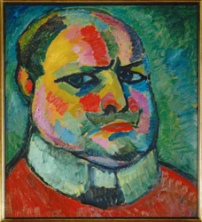 Selbstbildnis - Autorretrato (óleo sobre lienzo)