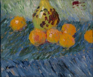 Naturaleza muerta con naranjas