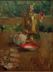 Naturaleza muerta con samovar