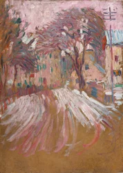 Calle en invierno