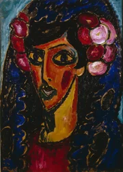 La mantilla azul