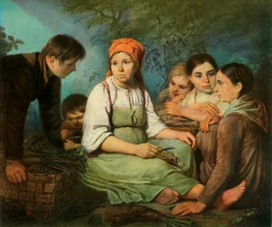 Limpiando la remolacha azucarera, c1820, 1965