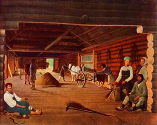 Trillando el Grano, c1821, 1965