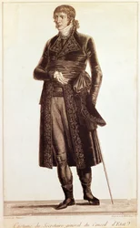 Traje del Secretario General del Consejo de Estado, c.1804-10