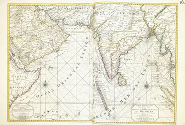 Mapa de África, Arabia e India