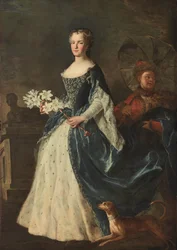 Retrato de Marie Leszczynska, Reina de Francia 1703-1768, 1725
