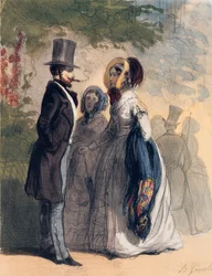 El visitante regular a los Jardines de Ranelagh, de 