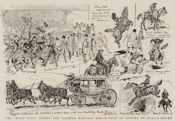 El Salvaje Oeste bajo el Martillo, Venta de Caballos de Buffalo Bill en Earl