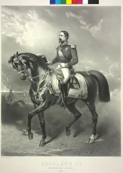 Napoleón III, Emperador de Francia (huella)