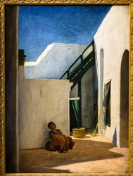 Patio de una casa marroquí