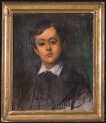 Retrato del hijo del artista (óleo sobre lienzo)