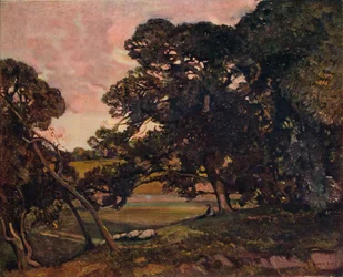 En los Cotswolds, c. 1909