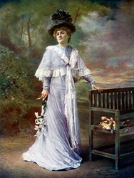 Kate Rorke 1866-1945, actriz inglesa, 1899-1900