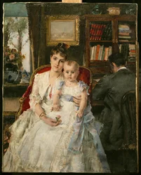 La felicidad. 1880 (pintura sobre lienzo)