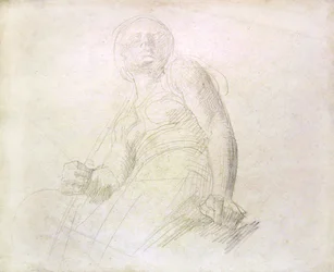 Estudio de una figura, c.1850