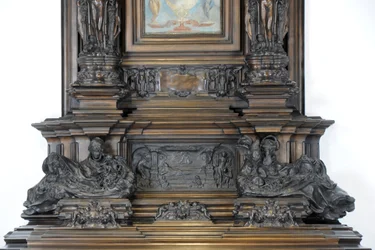 Detalle de la chimenea de Sam Wilson, c.1908-14