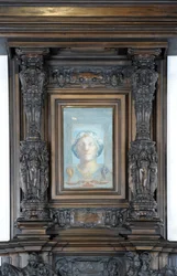 (detalle) de la Chimenea de Sam Wilson, c.1908-14