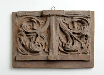 Maqueta para el panel doble de follaje para la corona en la figura de la Caridad en el Memorial de Alejandría, c.1932