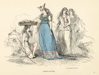 Vestimentas de las mujeres de la Galia antes de la invasión romana.