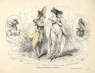Merveilleuses en la era revolucionaria francesa