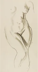 Desnudo de pie