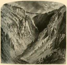 Cañón del Yellowstone, 1872