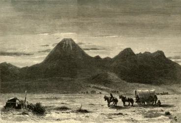 Lassens Butte, Valle de Sacramento, 1872
