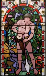 El asesinato de Abel por su hermano Caín, hacia 1866