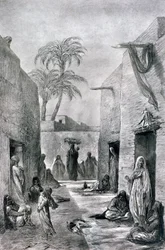 Una Calle de Almees, bailarinas egipcias, Egipto, 1872