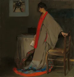Joven mujer en kimono, c. 1901