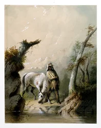 Auguste y su caballo
