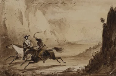Huida de una partida de guerra
