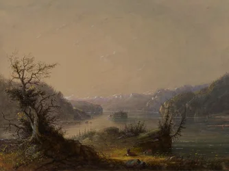 Escena lacustre