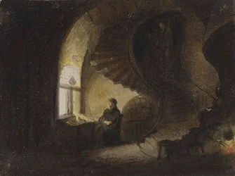 Hombre sentado junto a una ventana